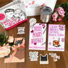 Exclusive Limited Edition Love in Bloom Book Boyfriend Golden Retriever/Black Cat Trope Box