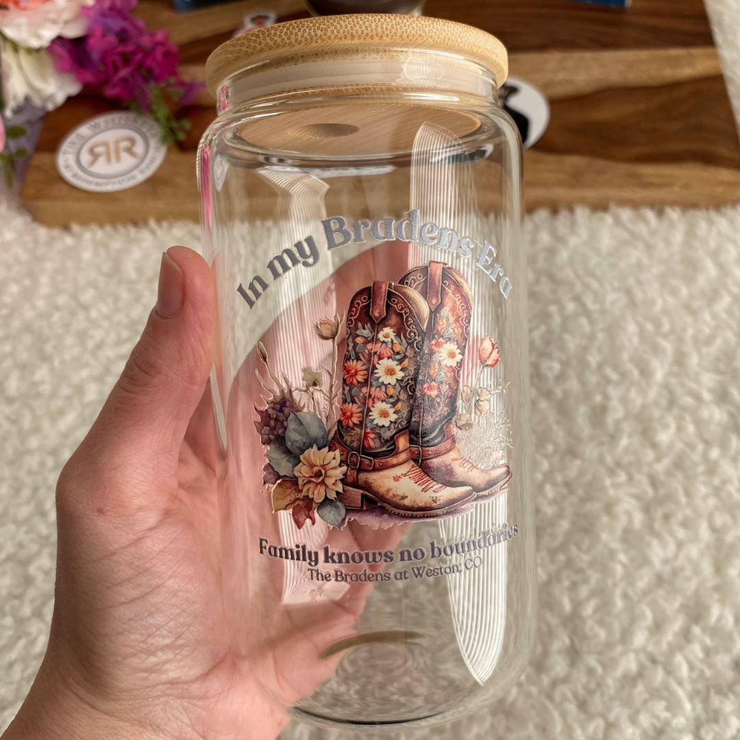 In My Bradens Era Glass Tumbler by Melissa Foster